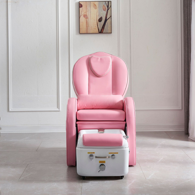 합성 피혁 워터 제트 마사지 페디큐어 스파 의자 조정할 수 있는 매니큐어 문신 의자
